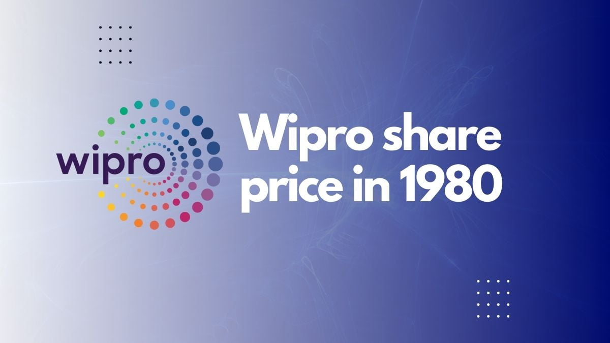 Wipro Share Price In 1980 And Its Share History From 1980 Senthil Stock Trader 5877