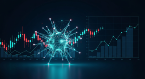 Editorial illustration representing top ai stocks in india (2026): comprehensive investment guide